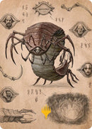 Koh, le voleur de visages, carte d'art 2 (symbole d'arpenteur doré) [Série d'illustrations Avatar : Le dernier maître de l'air]