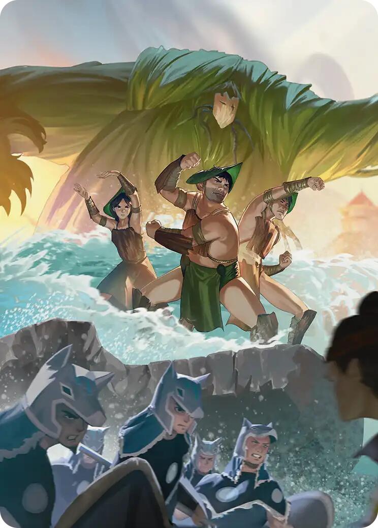 Tarjeta de arte Dobladores de pantano [Avatar: La leyenda de Aang - Serie de arte]