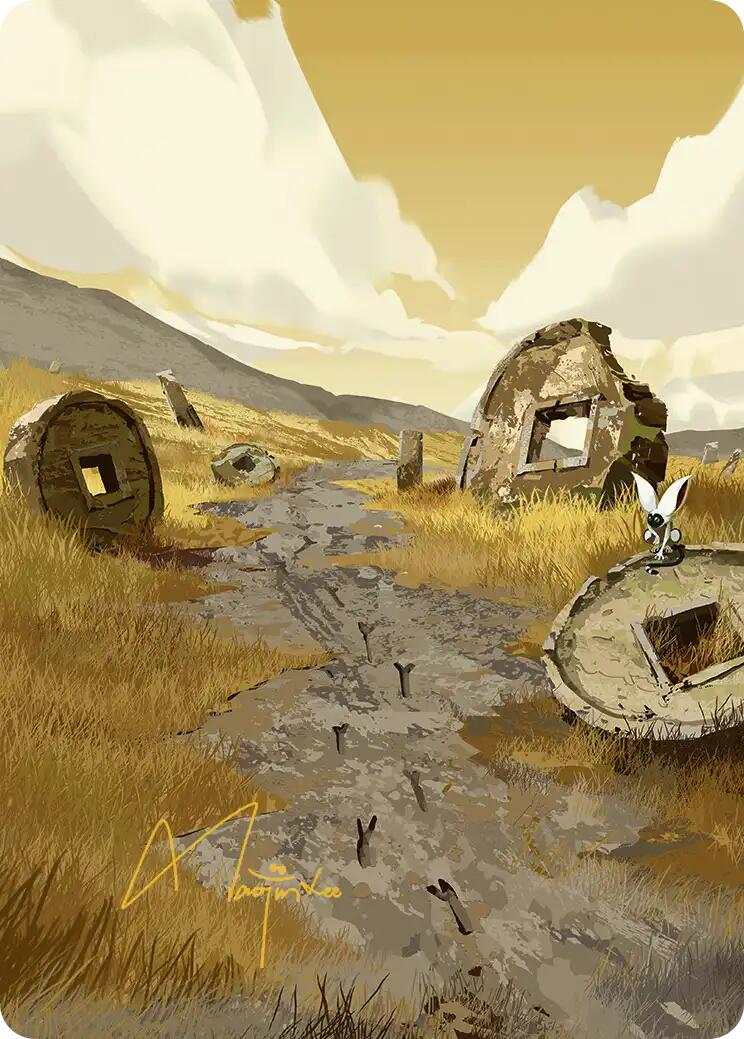 Carta de Arte de Llanura (Firma Estampada en Oro) [Avatar: La Leyenda de Aang Serie de Arte]