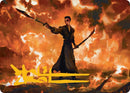 Zuko, carte artistique du conflit (signature estampée or) [Série d'illustrations Avatar : Le Dernier Maître de l'air]