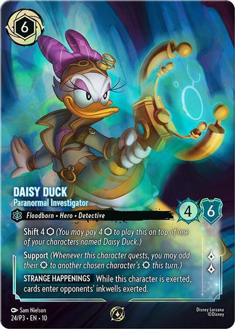 Daisy Duck - Paranormal Investigator (Store Championship-FOIL) - Disney Lorcana Promo Cards (DLPC) [Whispers in the Well]