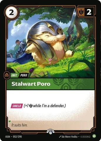 Image for Stalwart Poro (052/298) (OPP) - Riftbound: League of Legends Trading Card Game