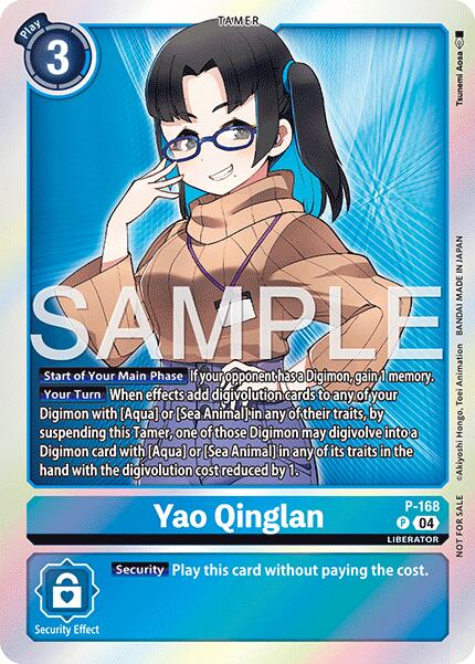 Yao Qinglan [P-168] (Paquete de evento 8) [Cartas promocionales]