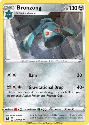 Bronzong (126/196) [Espada y Escudo: Origen Perdido]