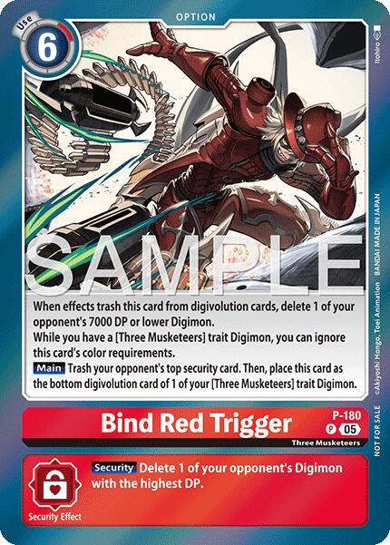 Lier le déclencheur rouge [P-180] (Pack événementiel 8) [Cartes promotionnelles]