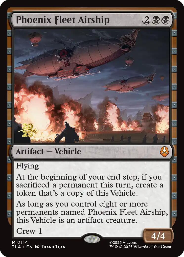 Dirigeable de la Flotte du Phénix [Avatar : Le dernier maître de l'air — Cartes de pré-lancement]