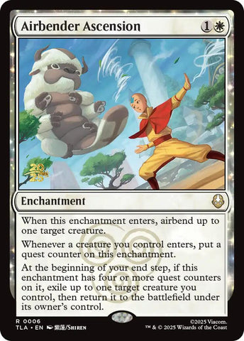 Ascensión del Maestro Aire [Cartas de Preestreno de Avatar: La Leyenda de Aang]