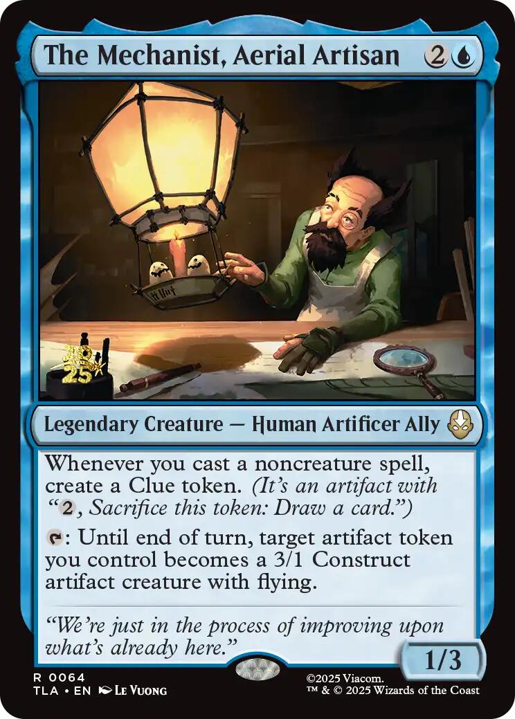 Le mécanicien, artisan aérien [Avatar : Les cartes d'avant-première du Dernier Maître de l'air]