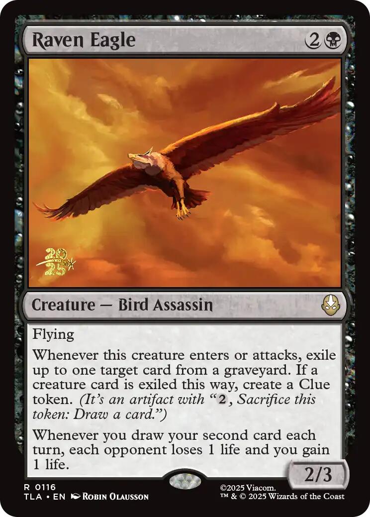 Aigle Corbeau [Cartes de pré-version d'Avatar : Le dernier maître de l'air]