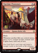 Manifestants de guerre [Cartes Prélancement Avatar : Le dernier maître de l'air]