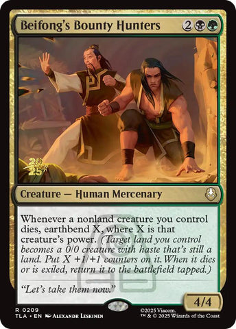 Cazarrecompensas de Beifong [Cartas de prelanzamiento de Avatar: La Leyenda de Aang]
