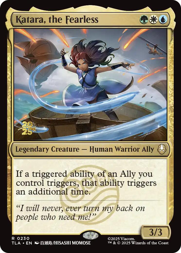 Katara, l'Intrépide [Avatar: The Last Airbender — Cartes en avant-première]
