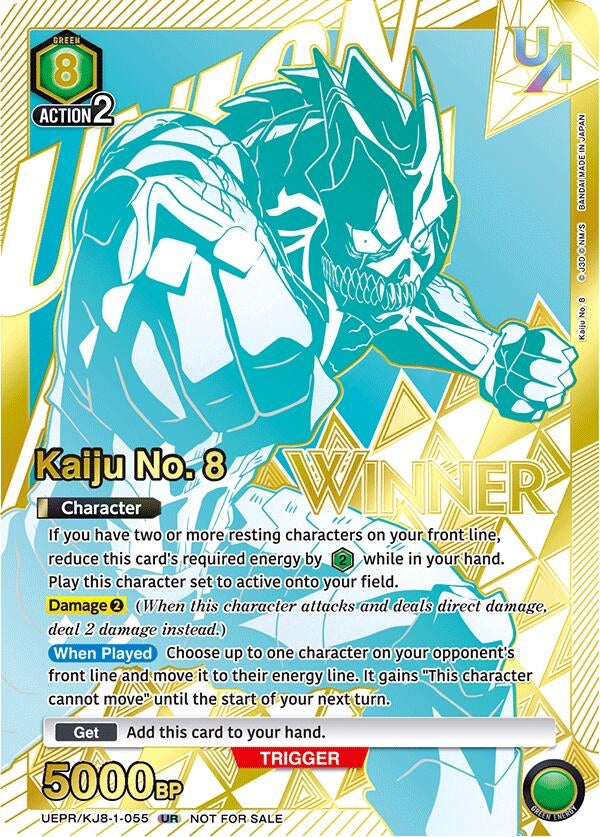 Image for Kaiju No. 8 (055) (Winner) (UEPR/KJ8-1-055) (UEPR) - Union Arena