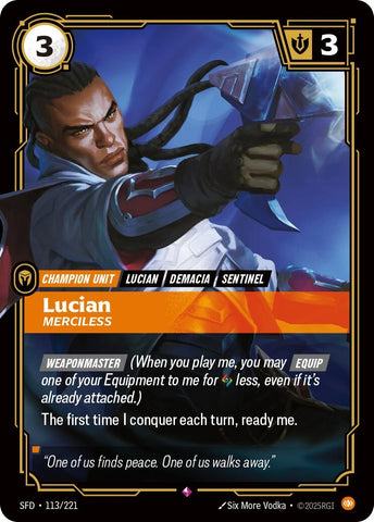 Lucian – Impitoyable (113/221) (SPF)