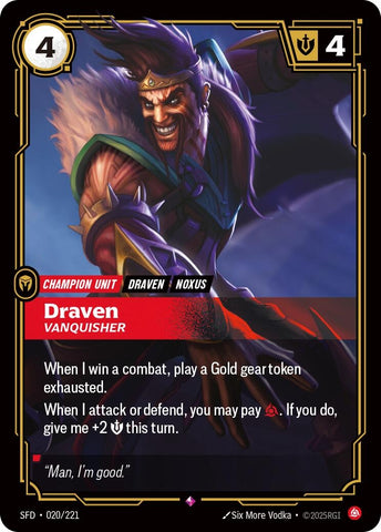 Draven - Vainqueur (020/221) (SPF)