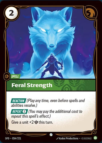 Force sauvage (034/221) (SPF)