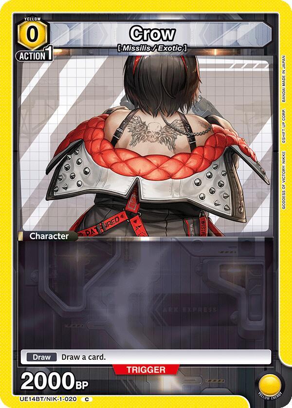 Crow (020) - UE14BT: GODDESS OF VICTORY: NIKKE (UE14BT-20)