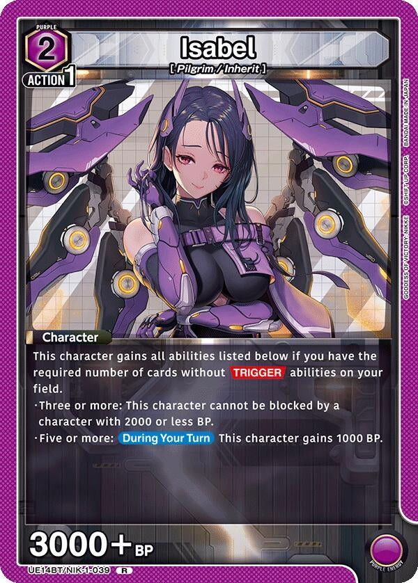 Image for Isabel (039) (UE14BT/NIK-1-039) (UE14BT) - Union Arena