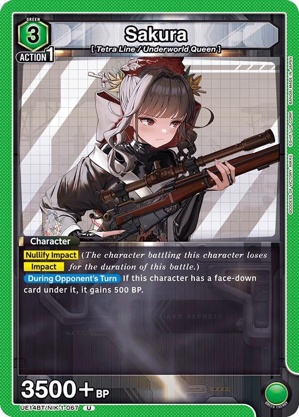 Image for Sakura (UE14BT/NIK-1-067) (UE14BT) - Union Arena