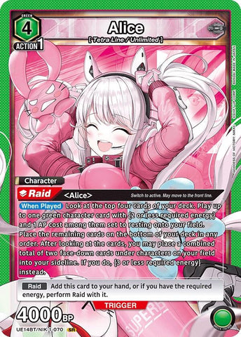 Image for Alice (070) (UE14BT/NIK-1-070) (UE14BT) - Union Arena