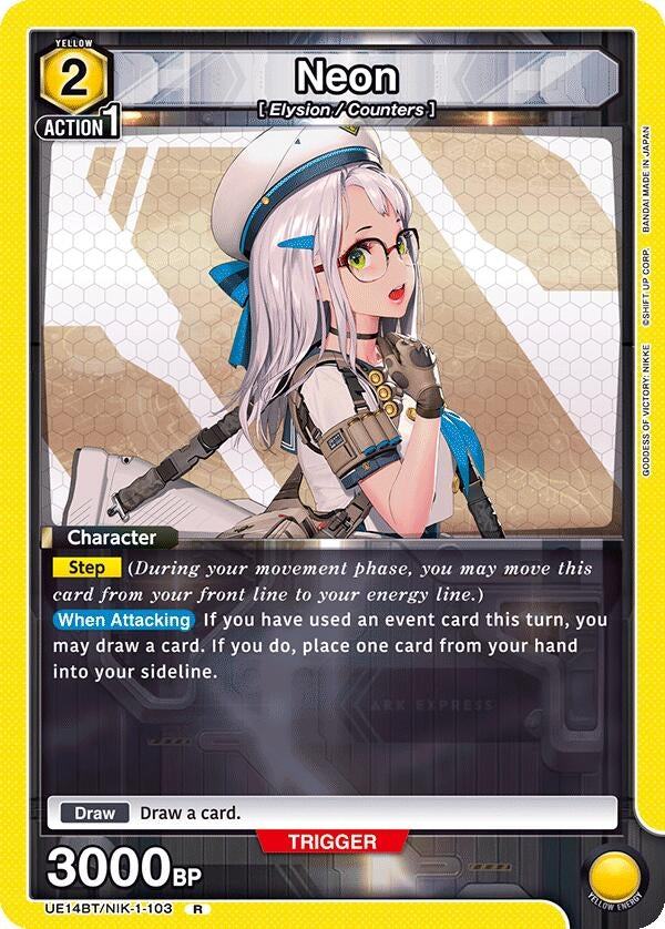 Image for Neon (103) (UE14BT/NIK-1-103) (UE14BT) - Union Arena