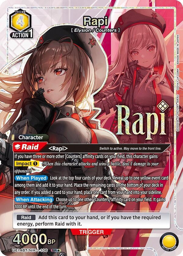 Image for Rapi (106) (SR*) (UE14BT/NIK-1-106) (UE14BT) - Union Arena