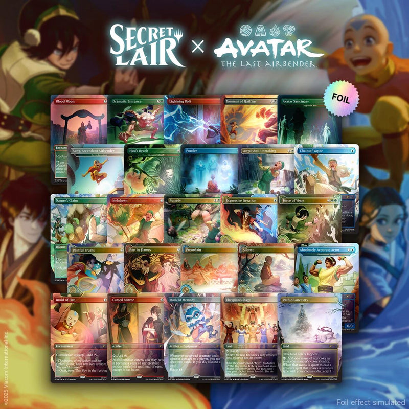 Secret Lair: Drop Series - Avatar: The Last Airbender Superdrop: Avatar State Foil Bundle