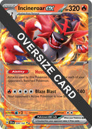 Incineroar-ex (034/162) (Carte géante) [Écarlate et Violet : Forces Temporelles]