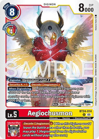 Aegiochusmon [BT24-014] [Extraño del Tiempo]