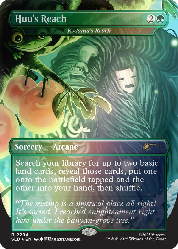 Image for Huu's Reach - Kodama's Reach (Rainbow Foil) (2294) - Magic: The Gathering