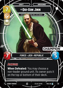 Qui-Gon Jinn - Les négociations seront rapides (Champion) (68) (68) [Promotions Sectorielles et Régionales : Saison 1]