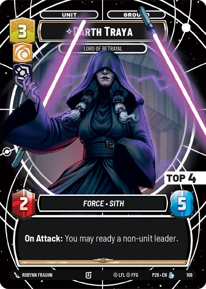 Darth Traya - Señora de la Traición (Top 4) (106) (106) [Promociones Sectoriales y Regionales: Temporada 1]