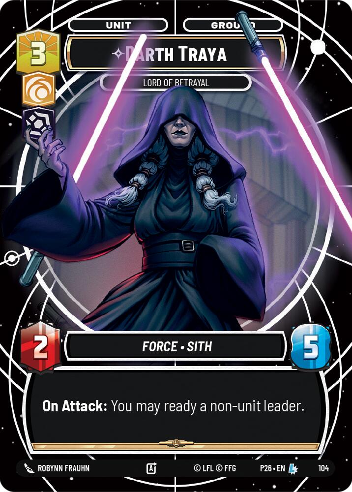 Darth Traya - Seigneur de la Trahison (104) (104) [Promotions de Secteur et Régionales : Saison 1]