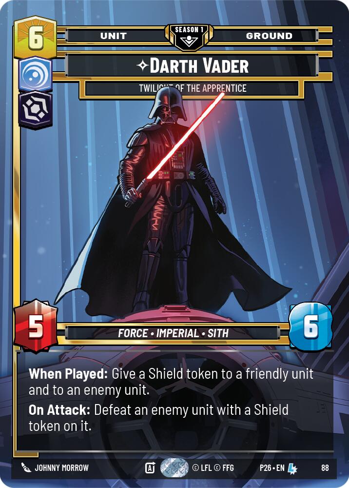 Darth Vader - El Crepúsculo del Aprendiz (88) (88) [Promociones sectoriales y regionales: Temporada 1]