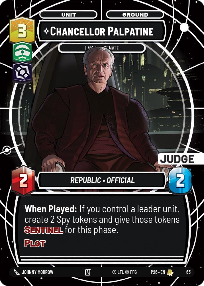 Canciller Palpatine - Yo soy el Senado (63) (63) [Jueces Promocionales]