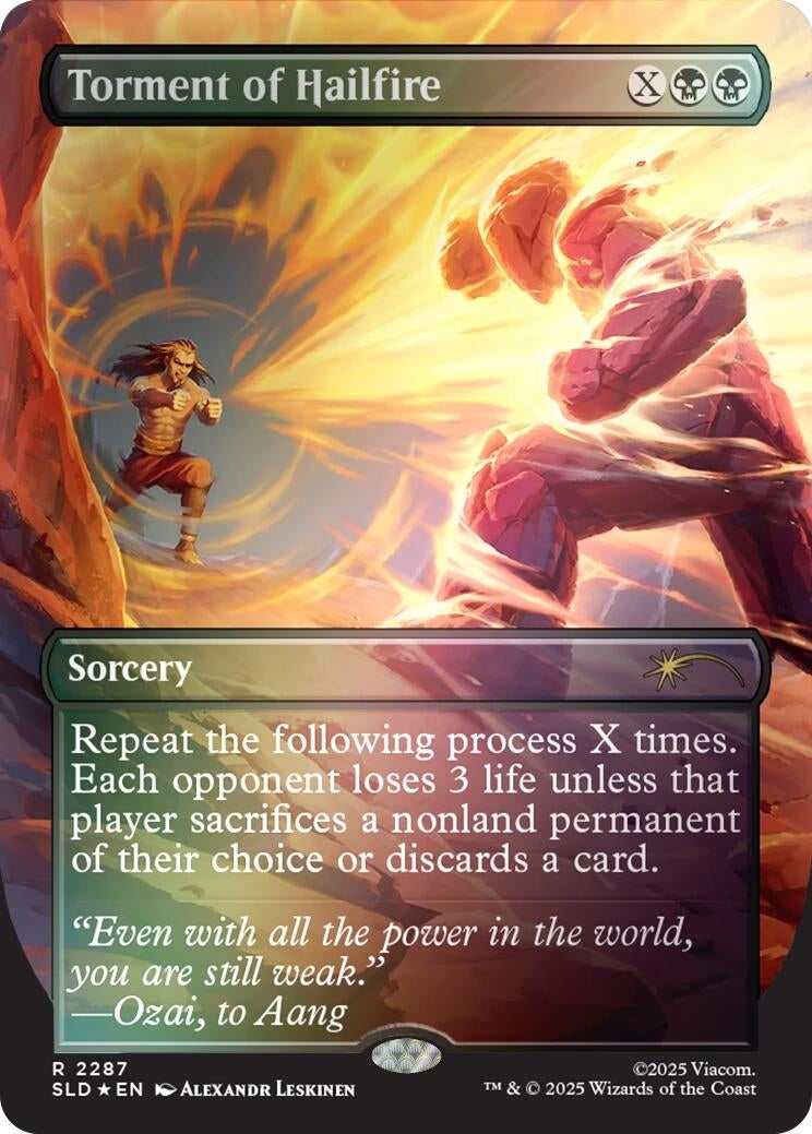 Image for Torment of Hailfire (2287) (Rainbow Foil) (2287) - Magic: The Gathering