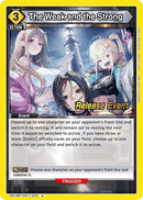 Image for The Weak and the Strong (UE14BT/NIK-1-033) (UE14BT_RE) - Union Arena