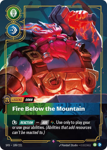 Ornn - Le Feu sous la montagne (189/221) (SPF)