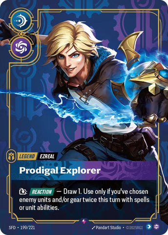 Ezreal - Explorador Prodigio (199/221) (SPF)