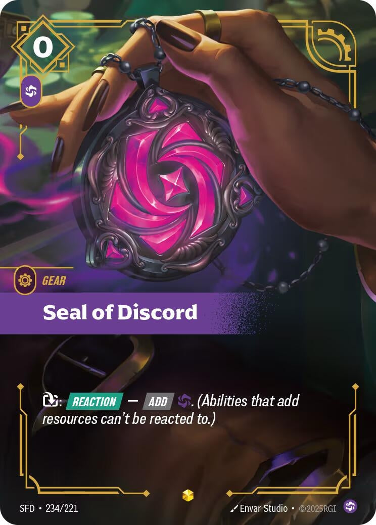 Seal of Discord (Overnumbered) (234/221) (SPF)