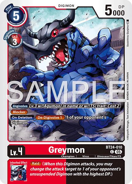 Greymon [BT24-010] [Étranger Temporel]
