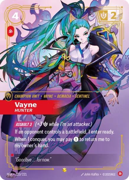 Vayne - Hunter (Overnumbered) (223/221) (SPF)