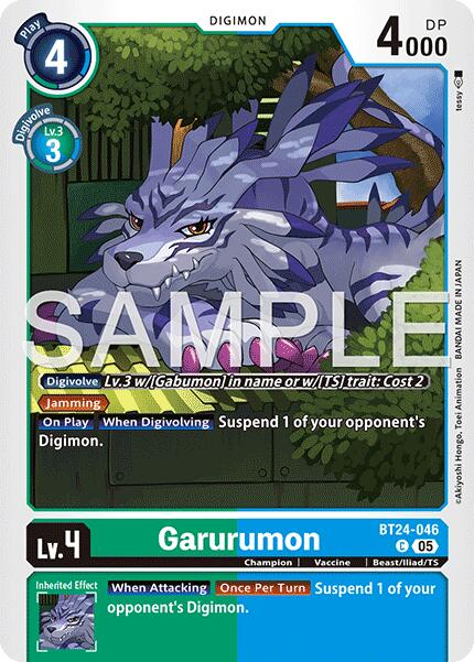 Garurumon [BT24-046] [Voyageur temporel]