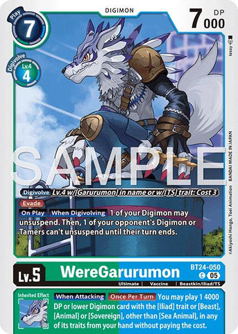 WereGarurumon [BT24-050] [Viajero del Tiempo]