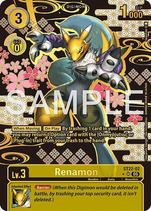 Renamon [ST22-02] (Alternate Art) [Starter Deck: Amethyst Mandala Advanced Deck Set]