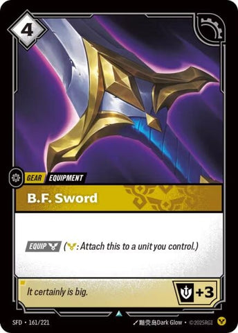 B.F. Sword (161/221) (SPF)