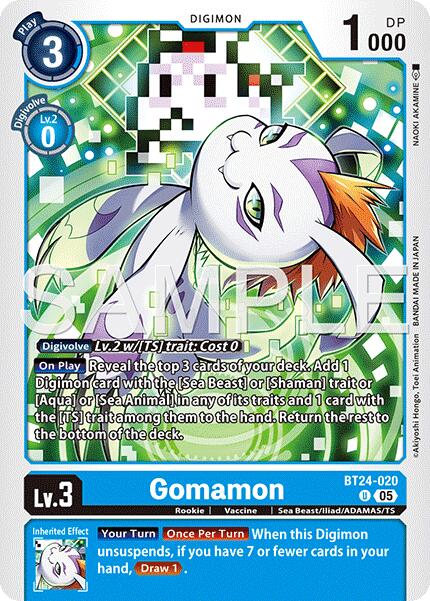 Gomamon [BT24-020] [Voyageur temporel]