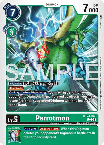Parrotmon [BT24-049] [Forastero del Tiempo]