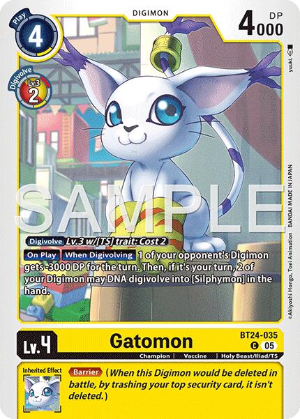 Gatomon [BT24-035] [Intrus du temps]