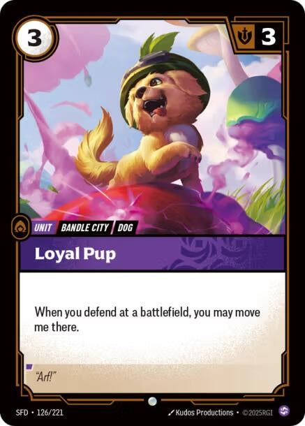 Loyal Pup (126/221) (SPF)